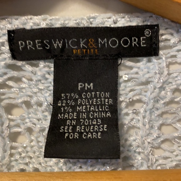 Preswick & Moore PM Crochet Sweater w/Sparkle - Picture 9 of 9